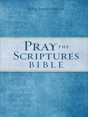 cover image of KJV Pray the Scriptures Bible